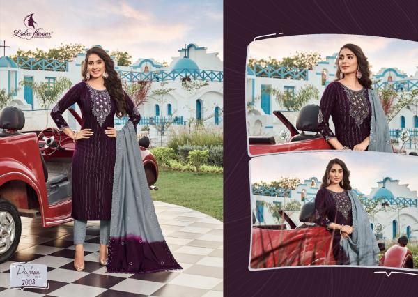 LF Pushpa 2 Designer Rayon Embroidery Readymade Salwar